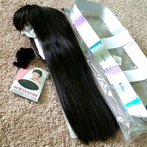 Like New Rich Brown Biba Wig w/ Comfort Cap